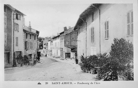 Saint-Amour.- Faubourg de l'Ain. © Région Bourgogne-Franche-Comté, Inventaire du patrimoine