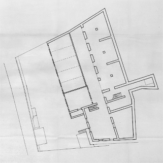 Maison du Peuple. Etat existant. Niveau -3 - 3é sous-sol. © Région Bourgogne-Franche-Comté, Inventaire du patrimoine