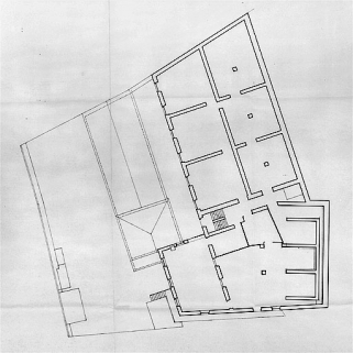 Maison du Peuple. Etat existant. Niveau -2 - 2é sous-sol. © Région Bourgogne-Franche-Comté, Inventaire du patrimoine