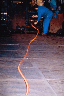 Laminoir : travail en cage avant. © Région Bourgogne-Franche-Comté, Inventaire du patrimoine