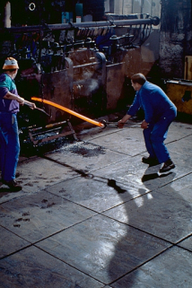 Laminoir : travail en cage avant. © Région Bourgogne-Franche-Comté, Inventaire du patrimoine