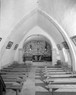 Le choeur vu depuis la nef. © Région Bourgogne-Franche-Comté, Inventaire du patrimoine