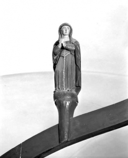 Détail : la Vierge. © Région Bourgogne-Franche-Comté, Inventaire du patrimoine