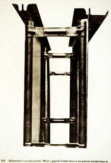 Elément constructif. Mur, paroi intérieure et paroi extérieure, 1929. © Région Bourgogne-Franche-Comté, Inventaire du patrimoine