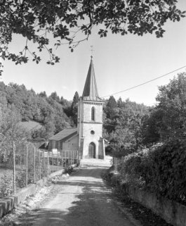 Extérieur : façade occidentale. © Région Bourgogne-Franche-Comté, Inventaire du patrimoine