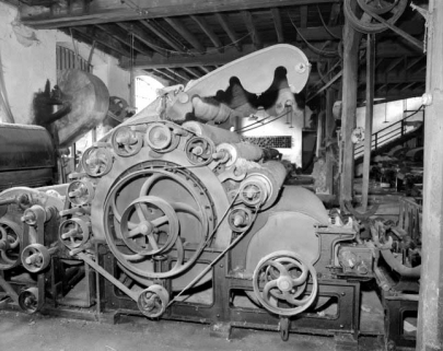 Grand tambour et cylindre peigneur. © Région Bourgogne-Franche-Comté, Inventaire du patrimoine