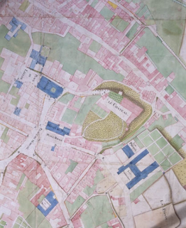 Plan du château dans la première moitié du 19e siècle. © Région Bourgogne-Franche-Comté, Inventaire du patrimoine