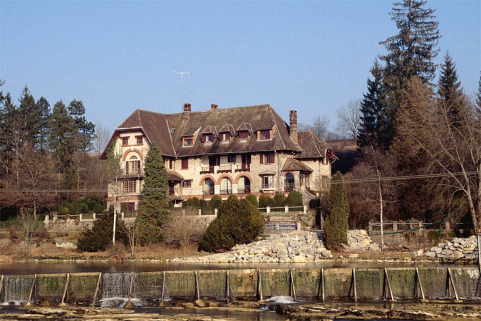 Façade antérieure du logement patronal. © Région Bourgogne-Franche-Comté, Inventaire du patrimoine