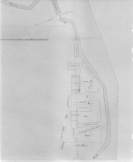 Plan d'une partie du cours d'eau de la rivière de Brenne [...]. © Région Bourgogne-Franche-Comté, Inventaire du patrimoine