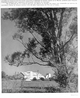 [L'usine des Plâtrières Modernes de Grozon depuis le sud-est]. © Région Bourgogne-Franche-Comté, Inventaire du patrimoine