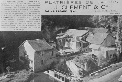 Plâtrières de Salins J. Clément & Cie. L'usine de sulfate de chaux. © Région Bourgogne-Franche-Comté, Inventaire du patrimoine