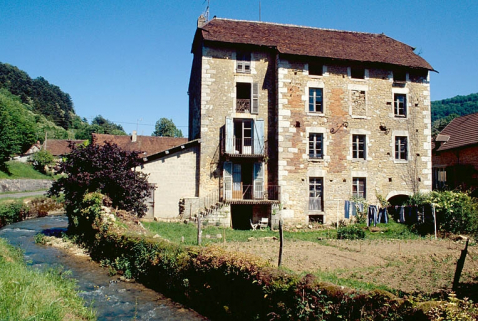 Façade postérieure. © Région Bourgogne-Franche-Comté, Inventaire du patrimoine