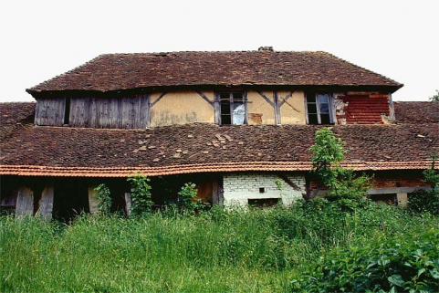 Façade ouest du logement d'ouvriers. © Région Bourgogne-Franche-Comté, Inventaire du patrimoine
