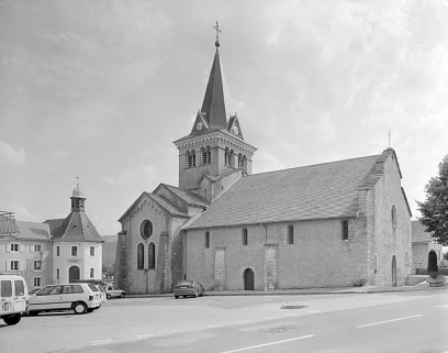 Face latérale nord de l'église. © Région Bourgogne-Franche-Comté, Inventaire du patrimoine