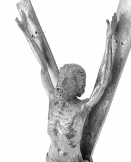 Détail : le buste, de trois quarts. © Région Bourgogne-Franche-Comté, Inventaire du patrimoine