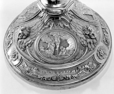 Le Calvaire sur le pied du calice. © Région Bourgogne-Franche-Comté, Inventaire du patrimoine