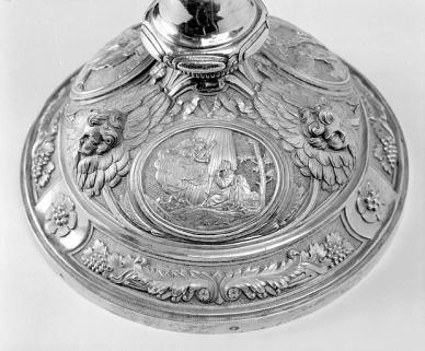 Le Jardin des oliviers sur le pied du calice. © Région Bourgogne-Franche-Comté, Inventaire du patrimoine