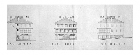 Elévations extérieures. © Région Bourgogne-Franche-Comté, Inventaire du patrimoine