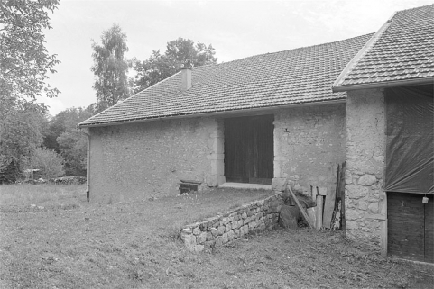 Façade postérieure, grange haute. © Région Bourgogne-Franche-Comté, Inventaire du patrimoine