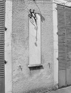 Détail du cadran solaire de la demeure. © Région Bourgogne-Franche-Comté, Inventaire du patrimoine