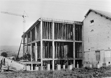 [Construction de l'atelier dit du plateau 5]. © Région Bourgogne-Franche-Comté, Inventaire du patrimoine
