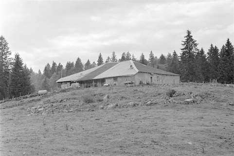 Le chalet d'estive de la Chaux Berthod, dit le Grand Chalet. © Région Bourgogne-Franche-Comté, Inventaire du patrimoine