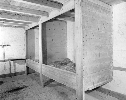 Lits de la chambre à l'étage. © Région Bourgogne-Franche-Comté, Inventaire du patrimoine