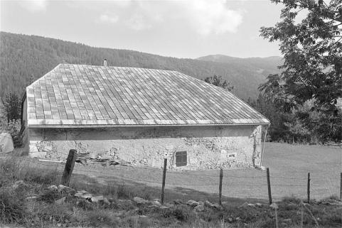 Façade postérieure. © Région Bourgogne-Franche-Comté, Inventaire du patrimoine