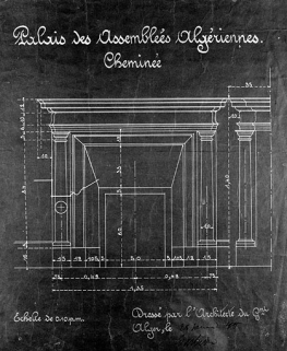 Palais des Assemblées Algériennes. Cheminée [projet]. © Région Bourgogne-Franche-Comté, Inventaire du patrimoine