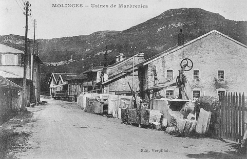 Molinges - Usines de Marbreries. © Région Bourgogne-Franche-Comté, Inventaire du patrimoine