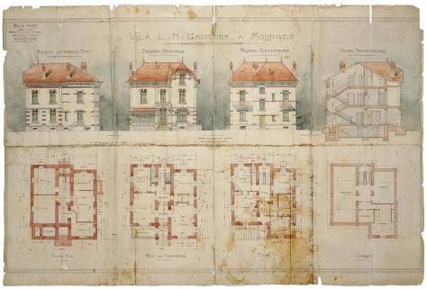 Villa L.N. Gauthier à Molinges. © Région Bourgogne-Franche-Comté, Inventaire du patrimoine