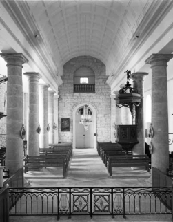 La nef vue depuis le choeur. © Région Bourgogne-Franche-Comté, Inventaire du patrimoine