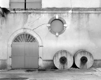 Atelier de fabrication est : détail de la façade. © Région Bourgogne-Franche-Comté, Inventaire du patrimoine