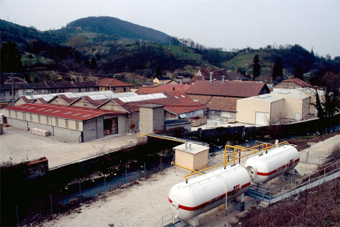 Vue plongeante depuis l'est. © Région Bourgogne-Franche-Comté, Inventaire du patrimoine
