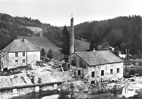 La centrale hydroélectrique de Bellefontaine. © Région Bourgogne-Franche-Comté, Inventaire du patrimoine
