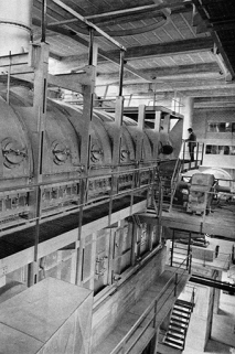 Four rotatif : zone de décarbonatation. © Région Bourgogne-Franche-Comté, Inventaire du patrimoine