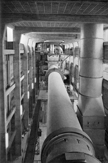 Vue d'ensemble du four rotatif. © Région Bourgogne-Franche-Comté, Inventaire du patrimoine