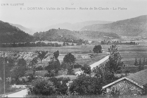Dortan - vallée de la Bienne, route de Saint-Claude - la Plaine. © Région Bourgogne-Franche-Comté, Inventaire du patrimoine