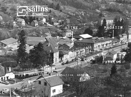[Vue d'ensemble des faïenceries depuis l'ouest]. © Région Bourgogne-Franche-Comté, Inventaire du patrimoine
