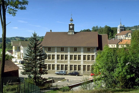 Façade antérieure. © Région Bourgogne-Franche-Comté, Inventaire du patrimoine Façade antérieure. © Région Bourgogne-Franche-Comté, Inventaire du patrimoine