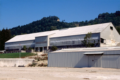 Hall de préhomogénéisation. © Région Bourgogne-Franche-Comté, Inventaire du patrimoine