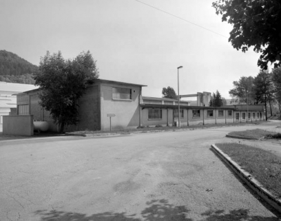 Façade ouest de l'atelier de réparation. © Région Bourgogne-Franche-Comté, Inventaire du patrimoine