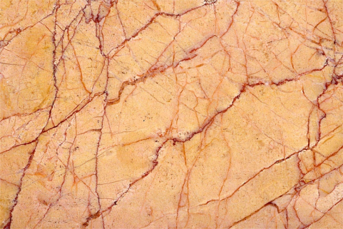 Echantillon de marbre de Pratz dit Jaune fleuri. © Région Bourgogne-Franche-Comté, Inventaire du patrimoine