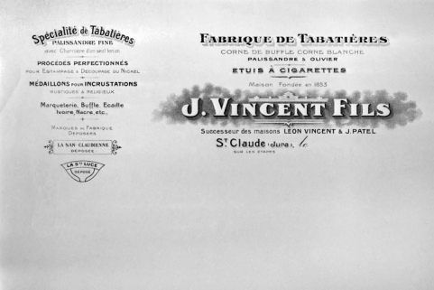 Fabrique de tabatières J. Vincent Fils. © Région Bourgogne-Franche-Comté, Inventaire du patrimoine