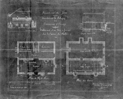 Commune d'Ivory - Etablissement d'une cave à fromages sous la cuisine du chalet. © Région Bourgogne-Franche-Comté, Inventaire du patrimoine