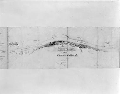 Plan des lieux à l'appui de la demande d'autorisation présentée par les sieurs Besson frères [...]. © Région Bourgogne-Franche-Comté, Inventaire du patrimoine