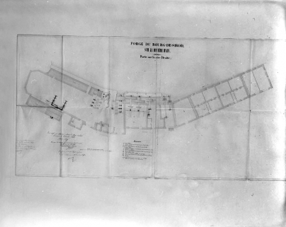 Forge du Bourg de Sirod, sur la rivière d'Ain. Partie sur la rive Droite. © Région Bourgogne-Franche-Comté, Inventaire du patrimoine