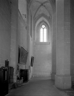 Vue des travées occidentales du collatéral sud. © Région Bourgogne-Franche-Comté, Inventaire du patrimoine