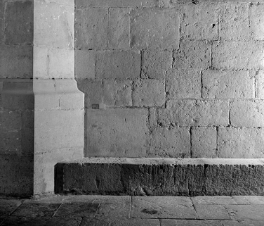 Détail du parement du revers de la façade au nord. © Région Bourgogne-Franche-Comté, Inventaire du patrimoine