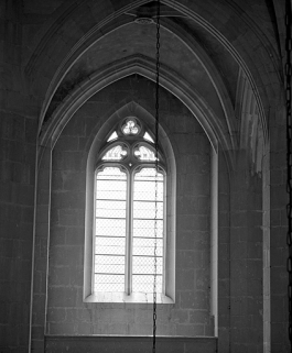 Baie de la cinquième travée du collatéral sud. © Région Bourgogne-Franche-Comté, Inventaire du patrimoine